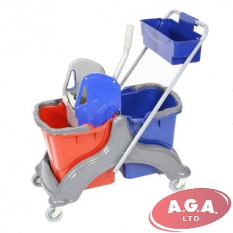 Ratiņi ECO 2 x 25 L ar nospiedēju