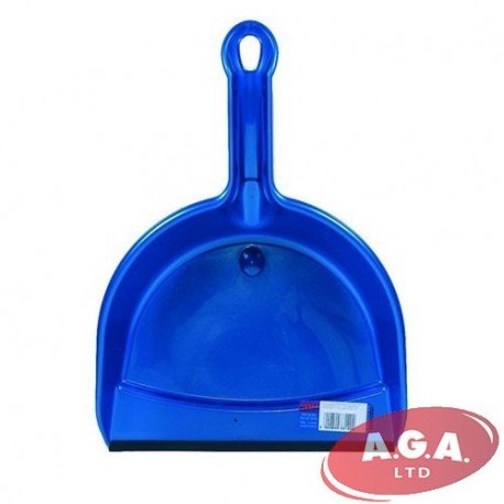 Scoop with a rubber edge