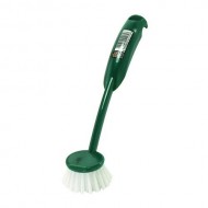 Washing brush with round head