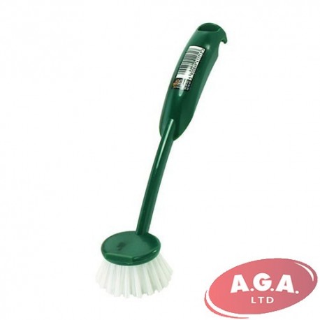 Washing brush with round head