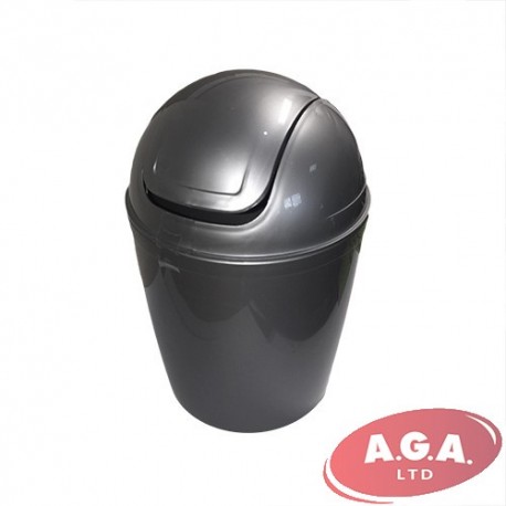 Mini atkritumu tvertne HOBBY ar šūpojušos vāku 1,5 L