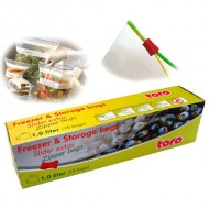 Maisiņi pārtikas saldēšanai un uzglabāšana Toro 1L, 15 gb