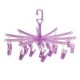 Foldable cloth dryer hanger 20 peg clip
