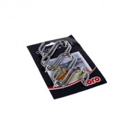 Chromed wire's hooks Toro, 6 pcs