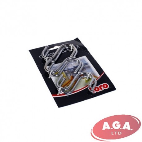 Hromēti sienas āķi, 6 gb