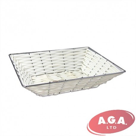 Plastmasas grozs metāla rāmī