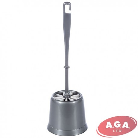 Toilet bowl brush with holder