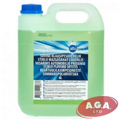 Vējstiklu šķidrums 4 L vasaras
