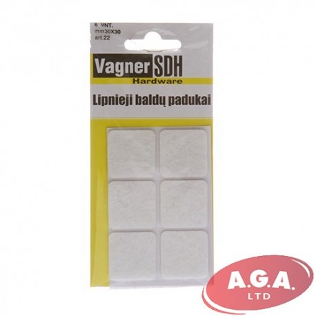 Pēdiņas mēbelēm 6gb, 30x30mm