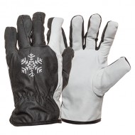 Ādas, bez manšetes, siltiāni