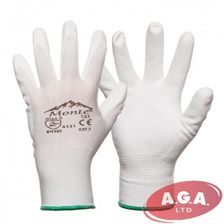 Neilona cimdi ar plaukstas pārklājumu