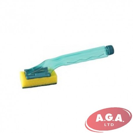 Trauku mazgāšanas sūklis ar dozatoru