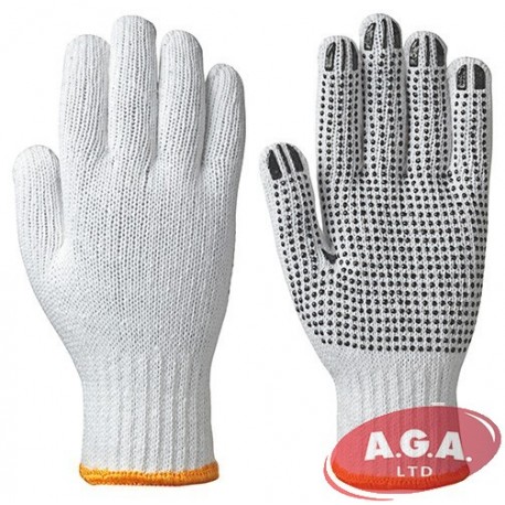 Adīti ar punktiem no vienas puses