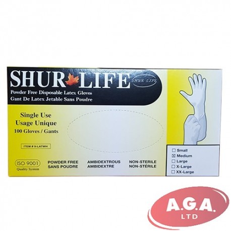 Latex Shur Life 100 pcs M