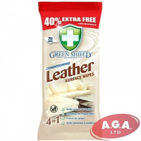 Green Shield leather