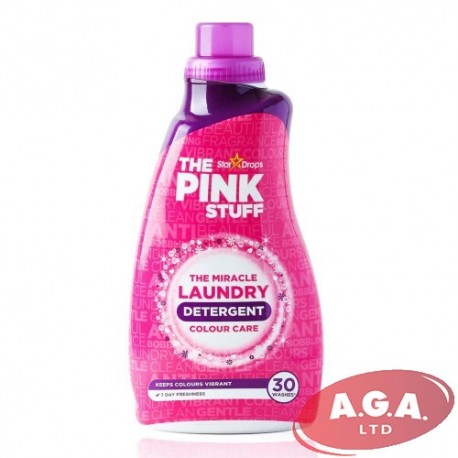 THE PINK STUFF krāsu saudzējošs veļas mazgāšanas līdzeklis 960ml