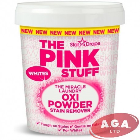 THE PINK STUFF pulveris traipu tīrīšanai baltai veļai 1kg