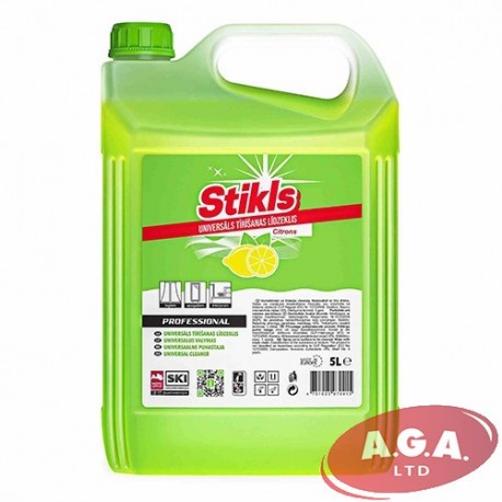 Stikls 5l ar citronu