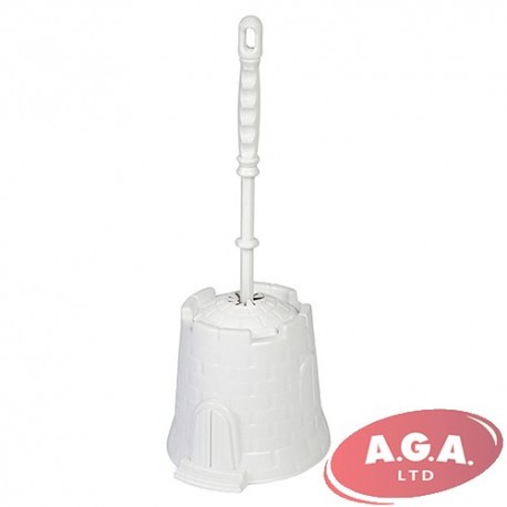 WC brush with holder