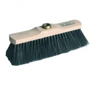 Koka birste ar PVC sariem