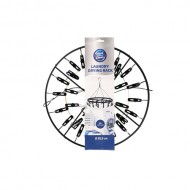 Round clothes drying rack