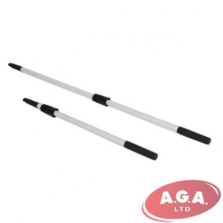 Alumīnija teleskopisks kāts 3x130 cm, ar vītni