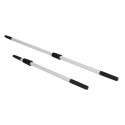 Alumīnija teleskopisks kāts 3x130 cm, ar vītni